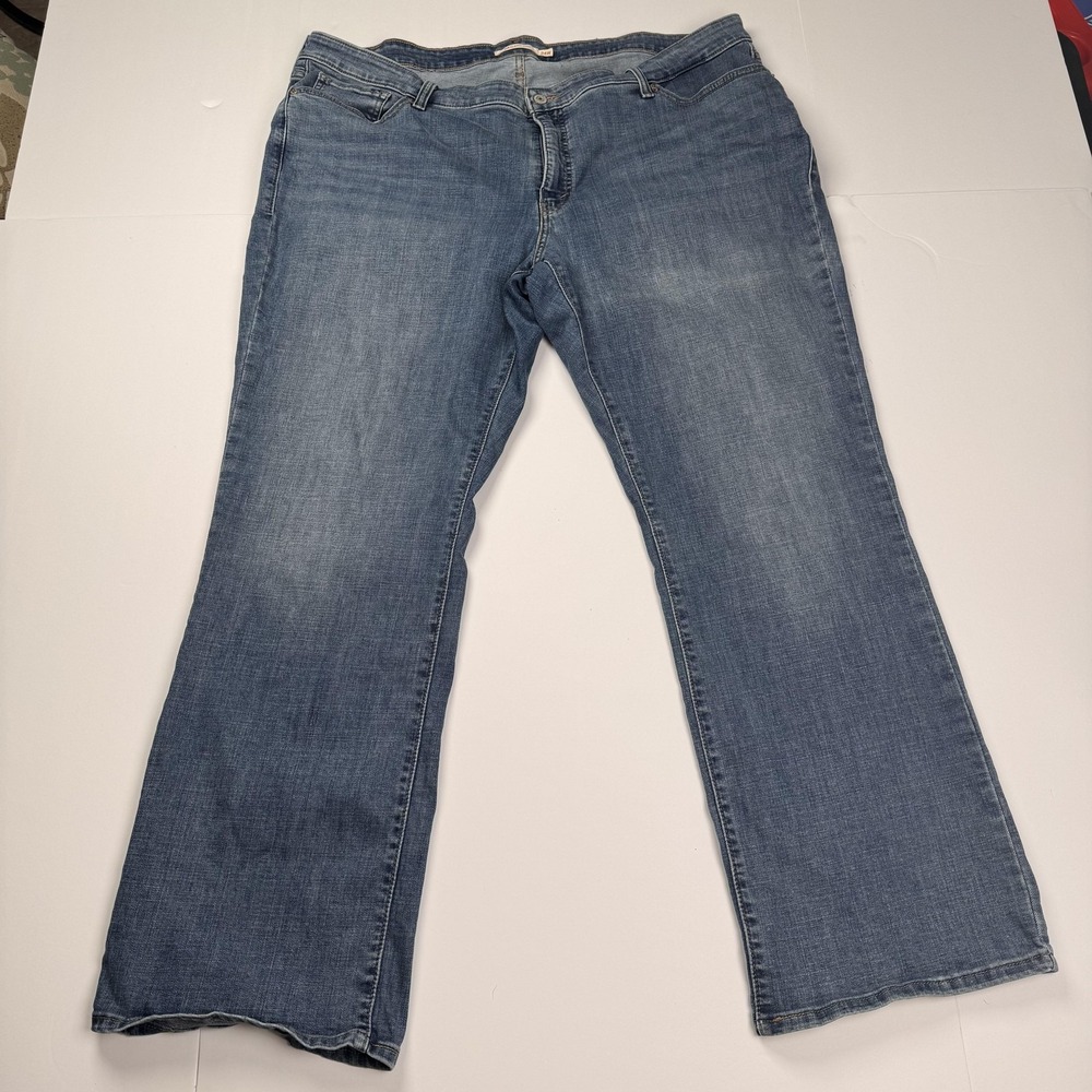 Levis 415 Classic Boot Jeans Womens 24W (42x30) Bootcut Stretch Plus Mid Rise